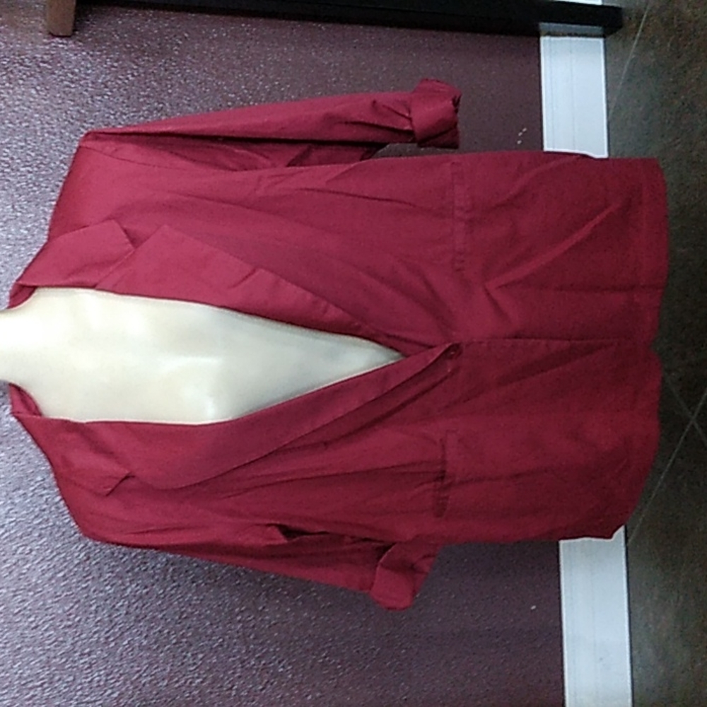 Vintage Forenza Brick Red Lightweight Cotton Blazer